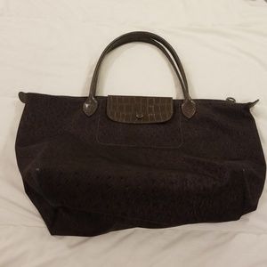 LongChamp Nylin Brown shoulder bag